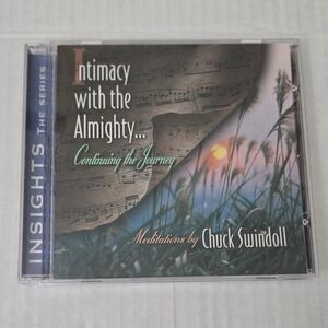 Chuck Swindoll Intimacy with the Almighty CD 1996 Devotional Music Clydesdale